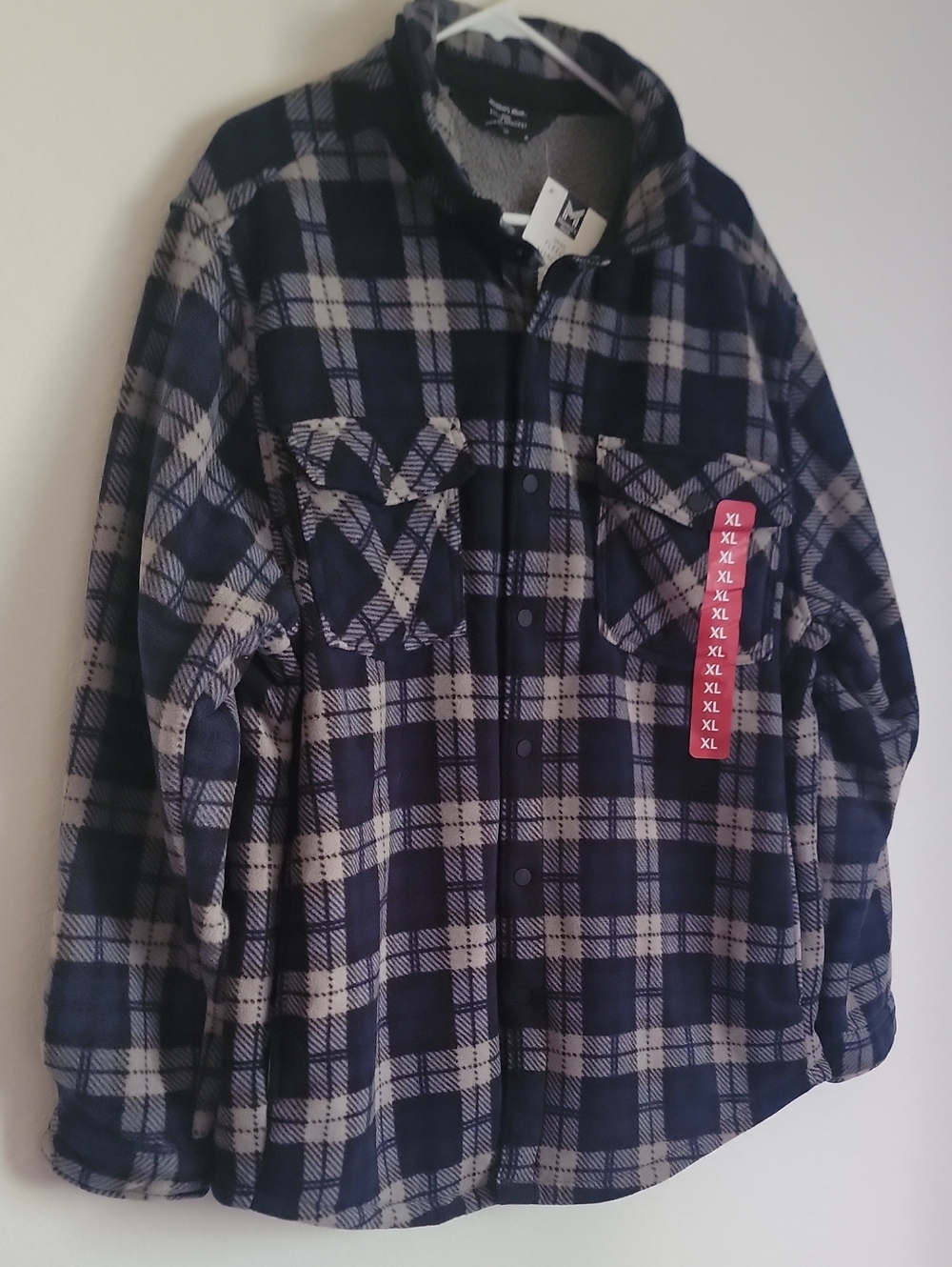 MENS XL Fleece Shacket